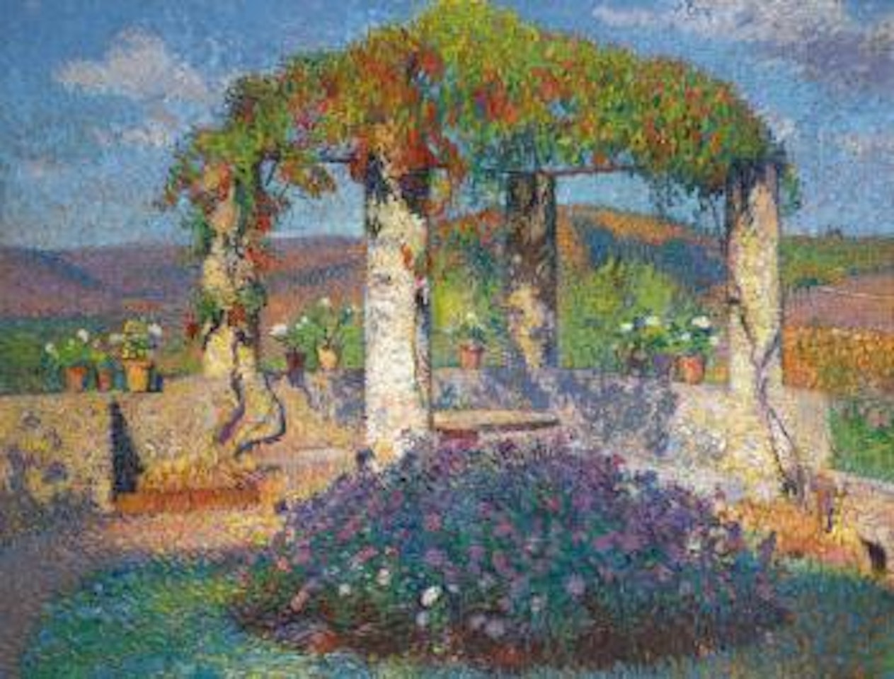 La Tonelle De L'angle Nord-ouest Du Parc De Marquayrol by Henri Jean Guillaume Martin