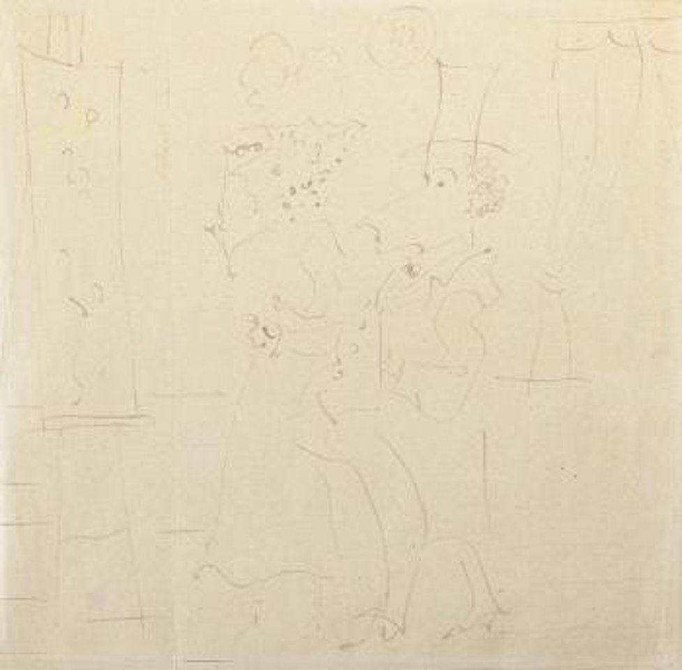 La Visite De L'atelier by Pablo Picasso