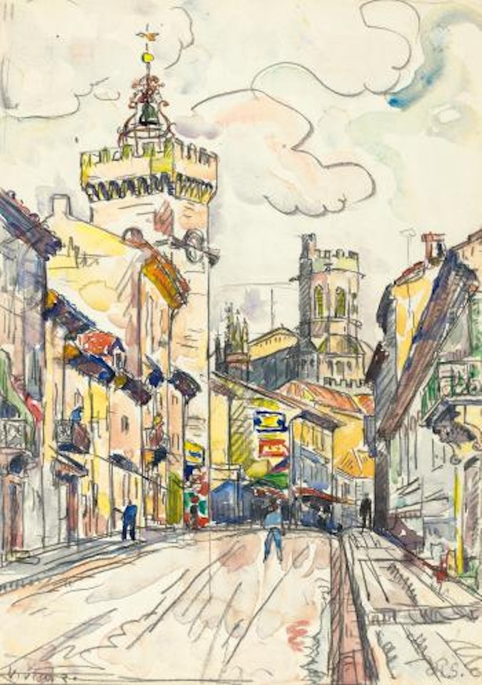 Viviers by Paul Signac