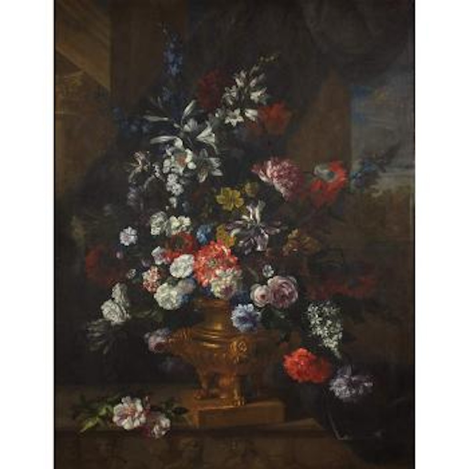 Still Life of Flowers in a Footed Urn by Jean Baptiste Monnoyer