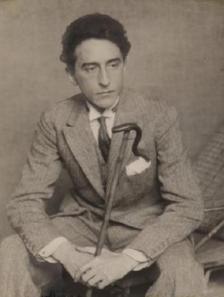 Jean Cocteau à la canne by Man Ray