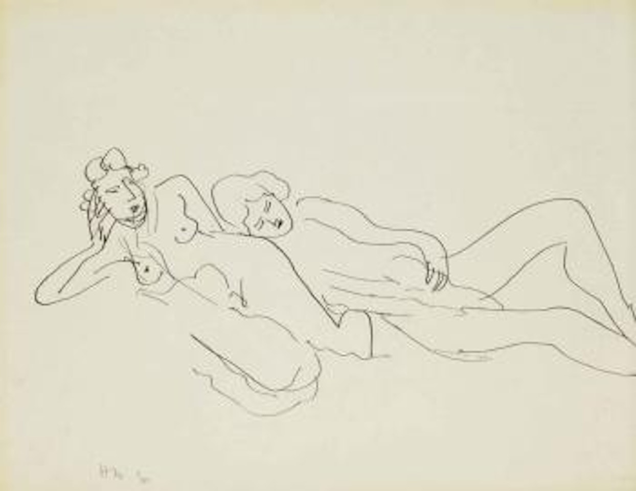Deux nus allongés by Henri Matisse