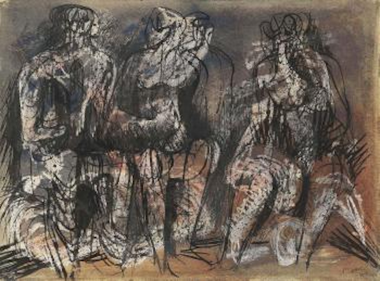 Three Seated Figures: Ideas for Sculpture by Henry Moore