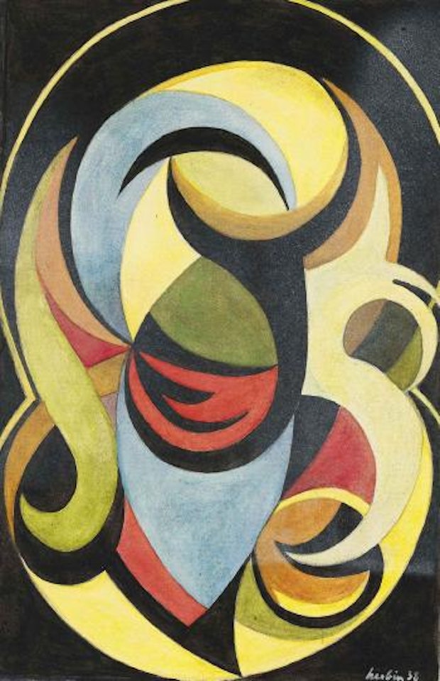 Composition: Realité spirituelle by Auguste Herbin