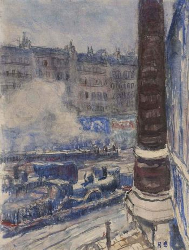 La Gare Saint-Lazare by Raoul Dufy