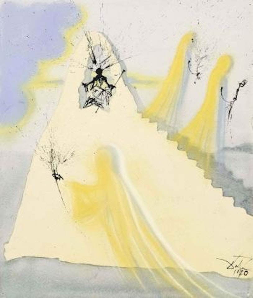 Minerve rend sa liberté à Ulysse by Salvador Dali