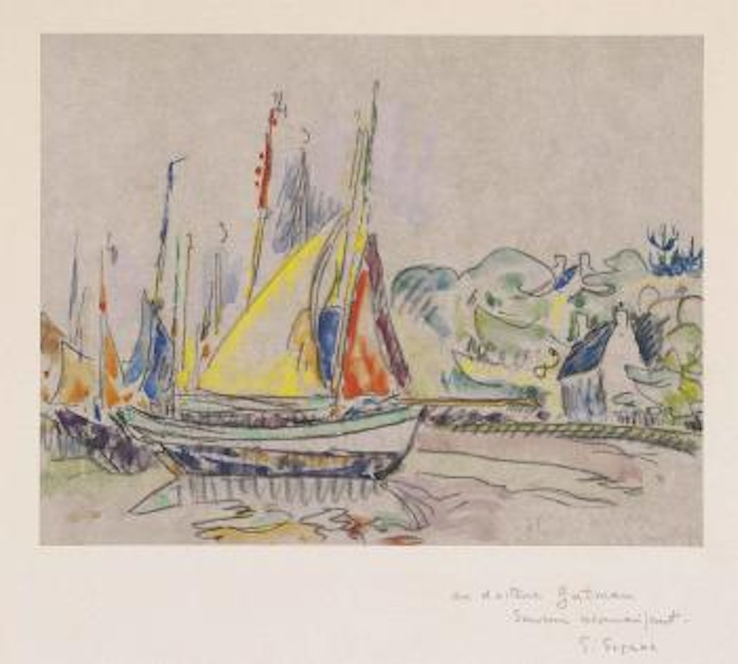L'Ile-aux-Moines by Paul Signac