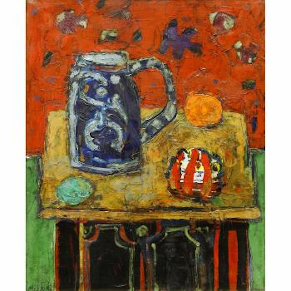 Still life on table by Paul Aizpiri