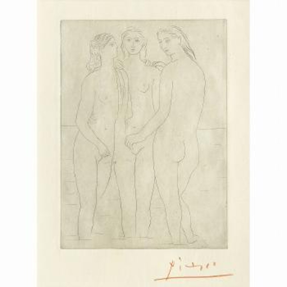 Les trois baigneuses I by Pablo Picasso