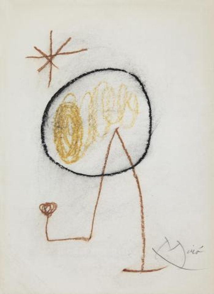Personnage oiseau by Joan Miró