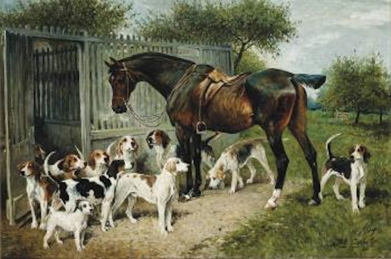 Old Joe, with Pleasant, Pastime, Barmaid, Bonnylass, Dashwood, Speedwell, Jack, Glory, Regent, Brilliant and Sentinel by John Emms