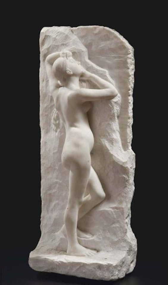 La Philosophie De L'histoire, Jeune Fille Au Rocher by Alfred Boucher