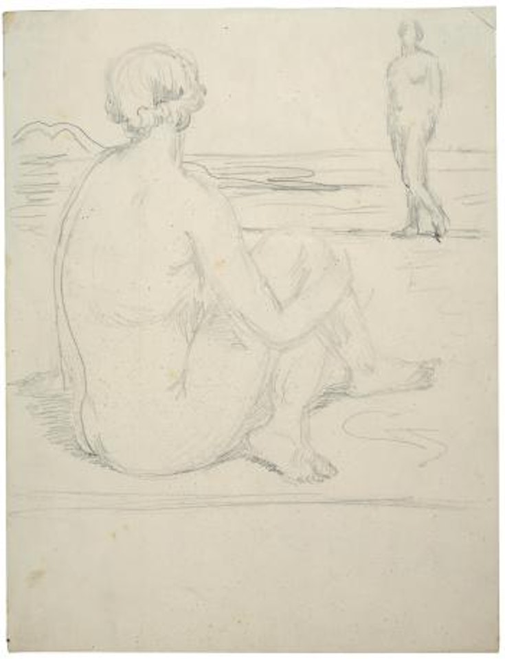 Bagnanti (Nudo di donna) by Giorgio de Chirico