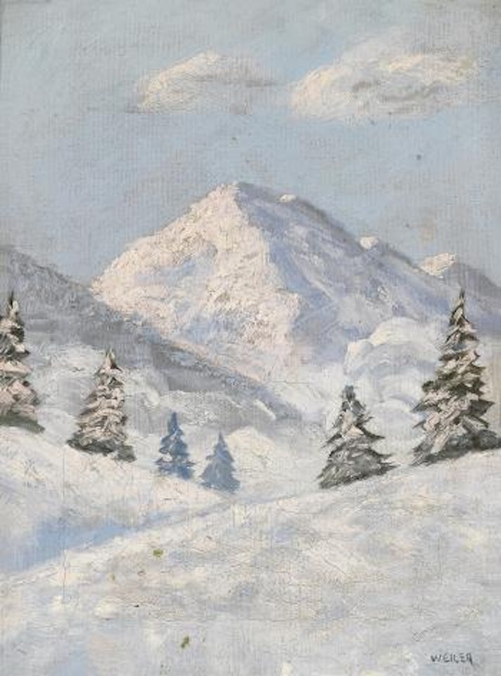 Winterlandscape near Innsbruck by Max Weiler