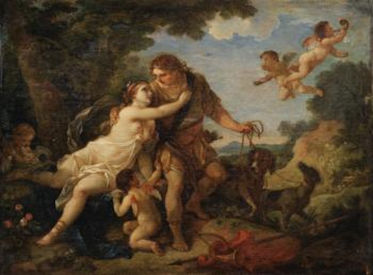 Vénus Et Adonis by Charles-Joseph Natoire
