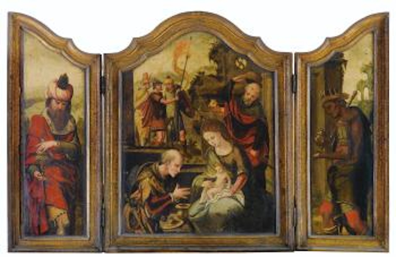 L'adoration Des Mages by Attributed to Pieter Coecke van Aelst I