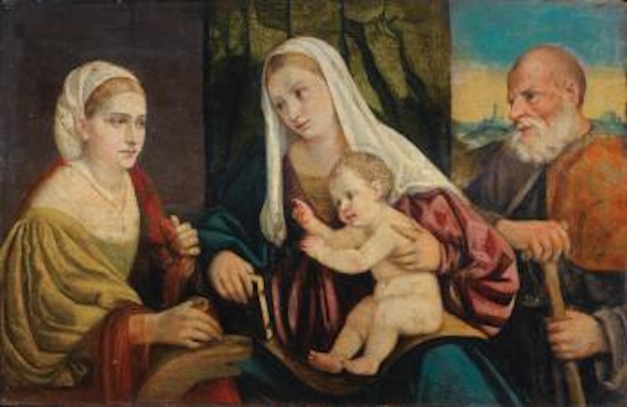 Mariage Mystique De Sainte Catherine by Venetian School