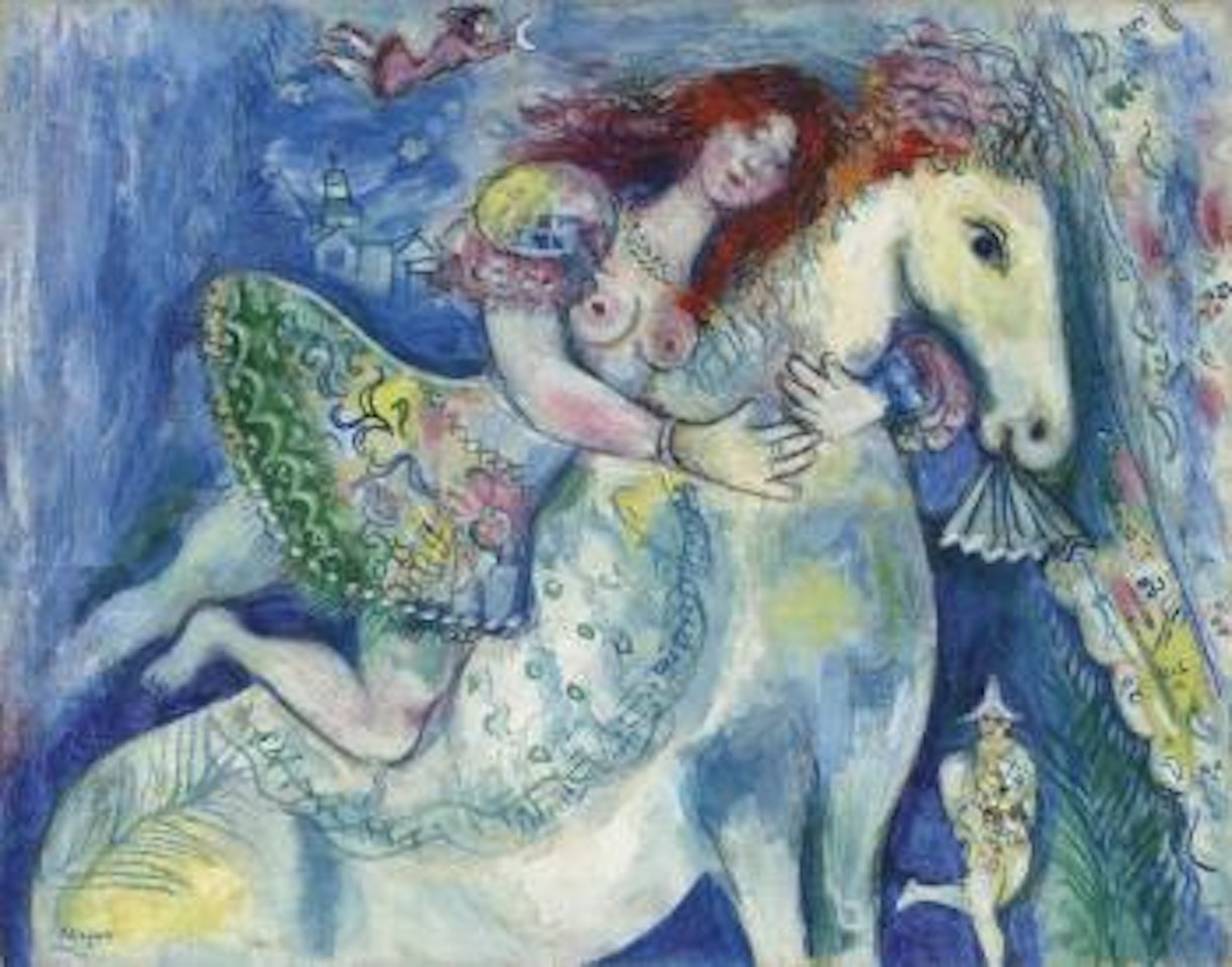 L'écuyère, or Danseuse au cirque by Marc Chagall