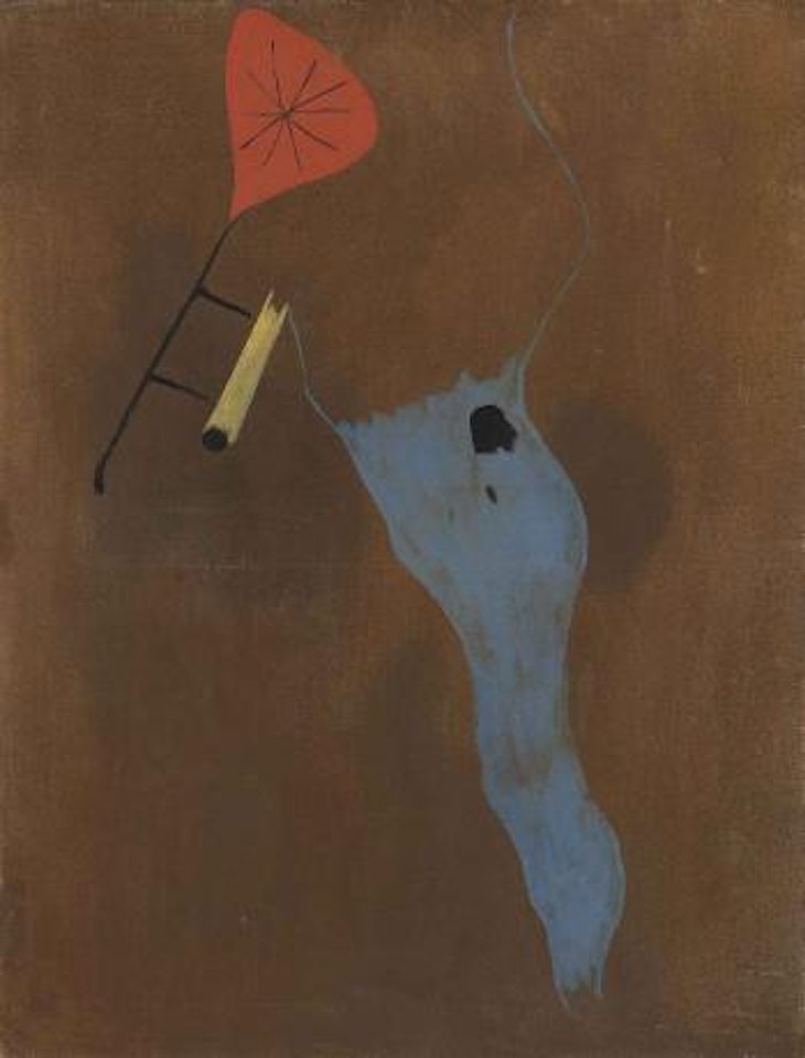 Le chat et la ficelle by Joan Miró