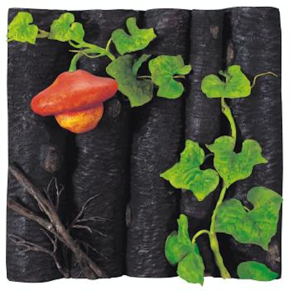 Tronchi e zucca by Piero Gilardi