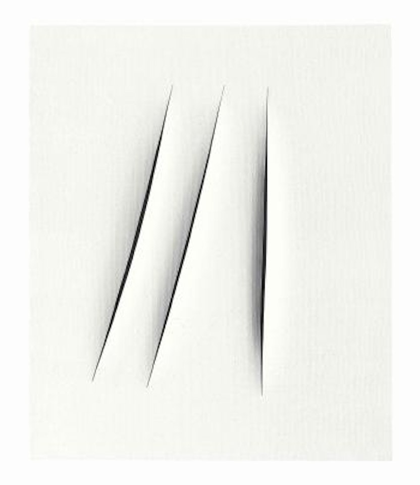 Concetto spaziale, Attese by Lucio Fontana