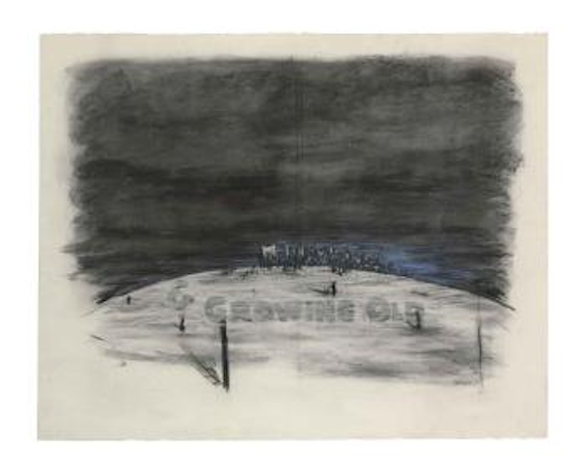 Drawing from "Sobriety, Obesity and Growing Old" by William Kentridge