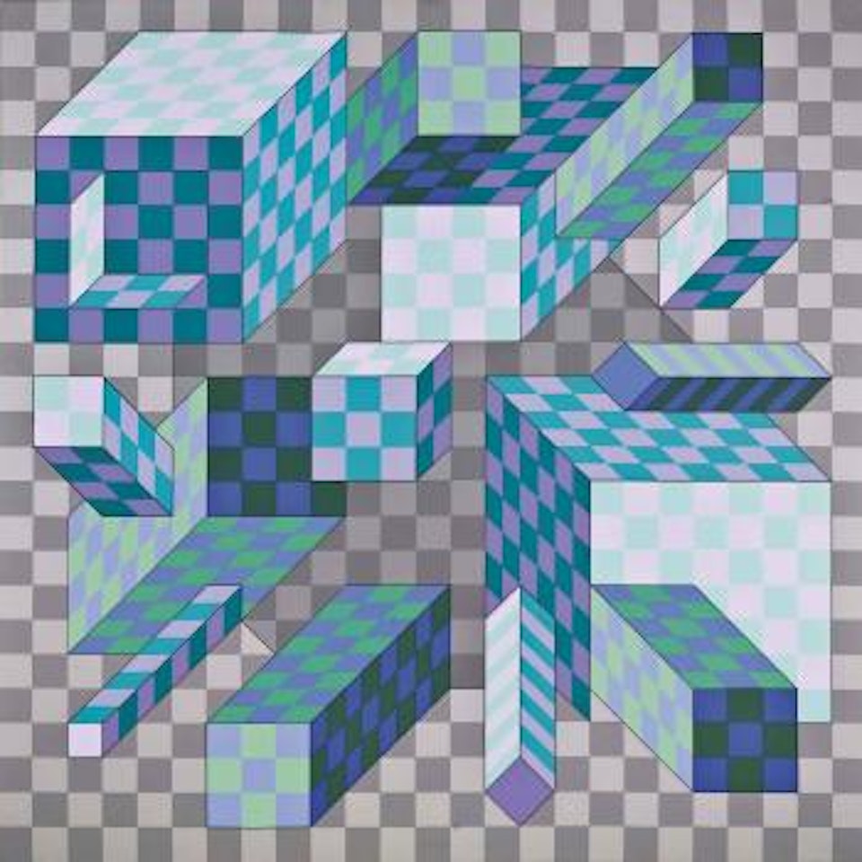 Palota - Inf by Victor Vasarely