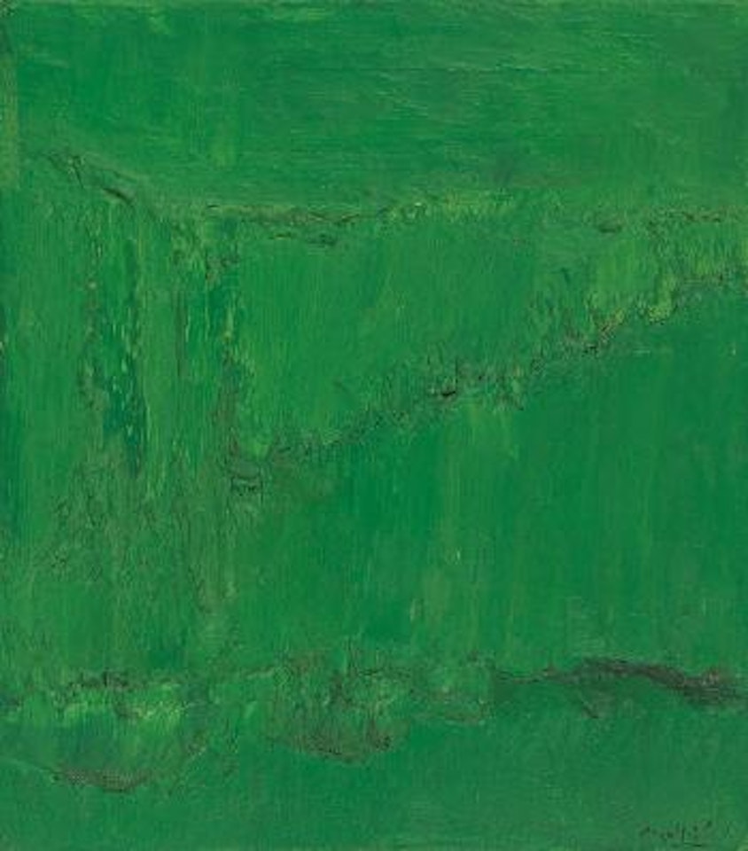 Paesaggio verde by Carlo Mattioli