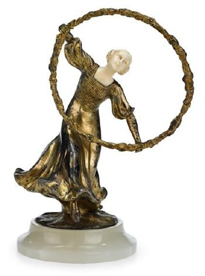 Hoop girl by Ferdinand Preiss