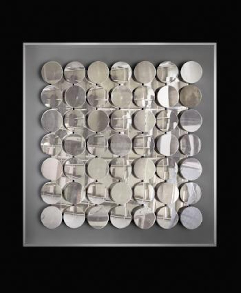 convex-concave, concave mirror object by Adolf Luther