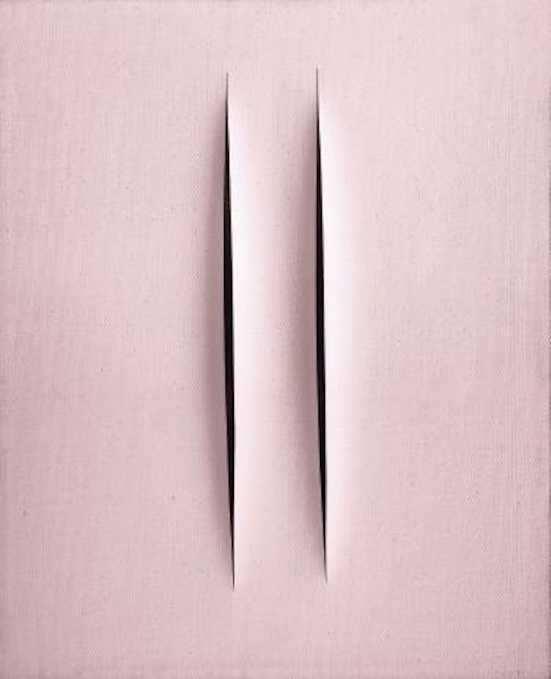 Concetto spaziale, Attese by Lucio Fontana