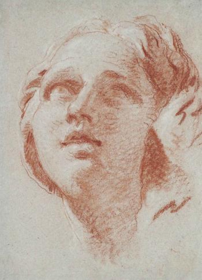 The head of a woman by Giovanni Battista Tiepolo