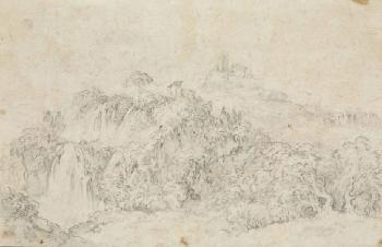 The waterfalls at Tivoli by Francois Boucher