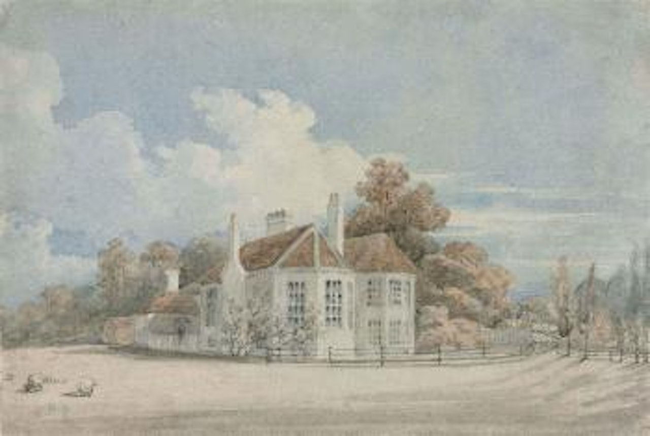 A country house by Thomas Girtin