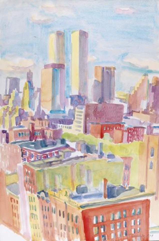 New York by Maria Lassnig