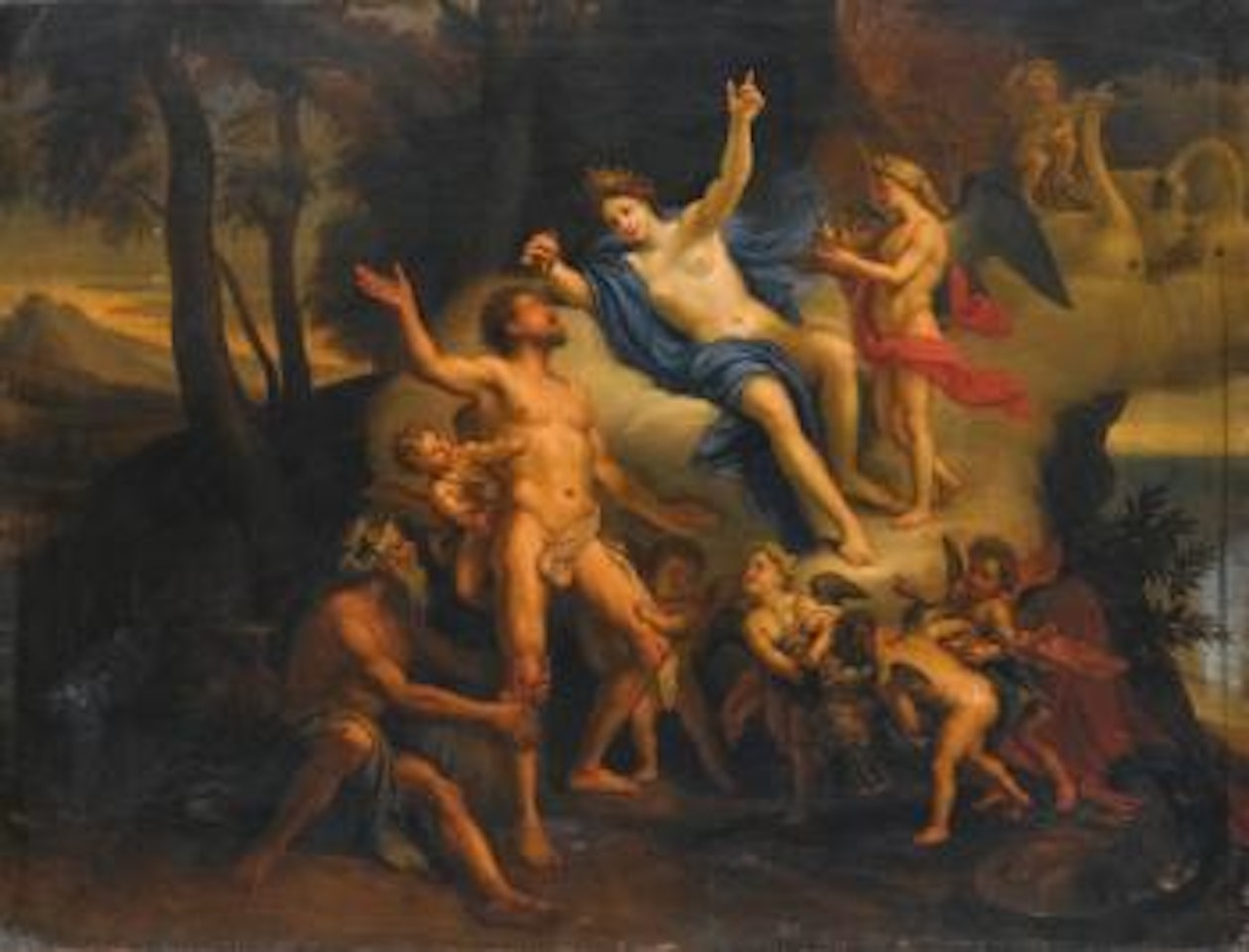 The Deification Of Aeneas by French School
