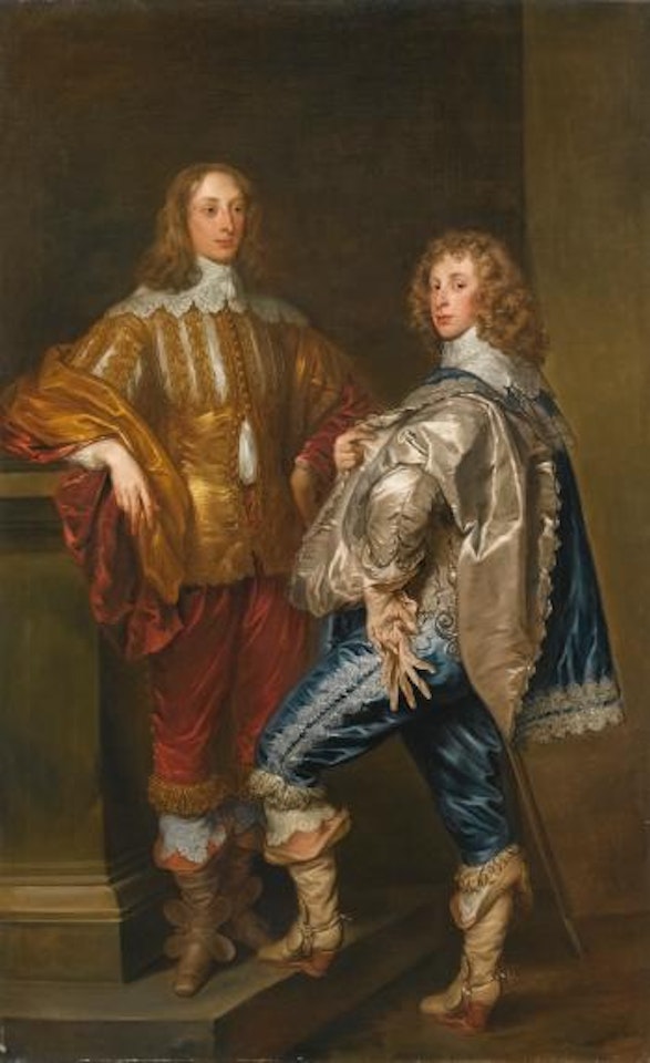 Double Portrait Of Lord John Stuart (1621-1644) And Lord Bernard Stuart, Later Earl Of Lichfield (1622-1645) by Anthony van Dyck