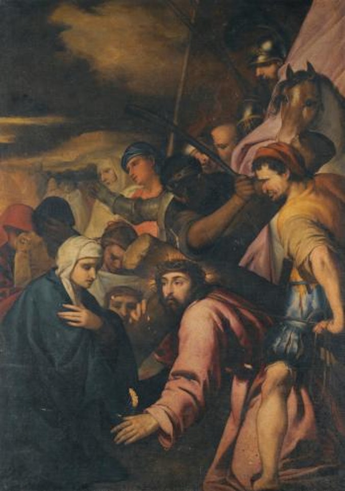 Christ Falls On The Way To Calvary by Alonso Cano