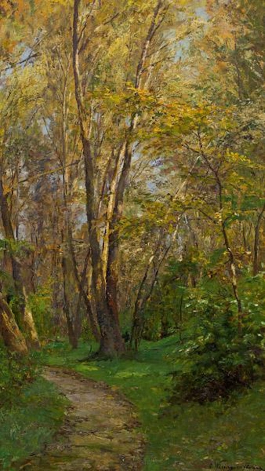 Frühling im Wienerwald by Olga Wisinger-Florian