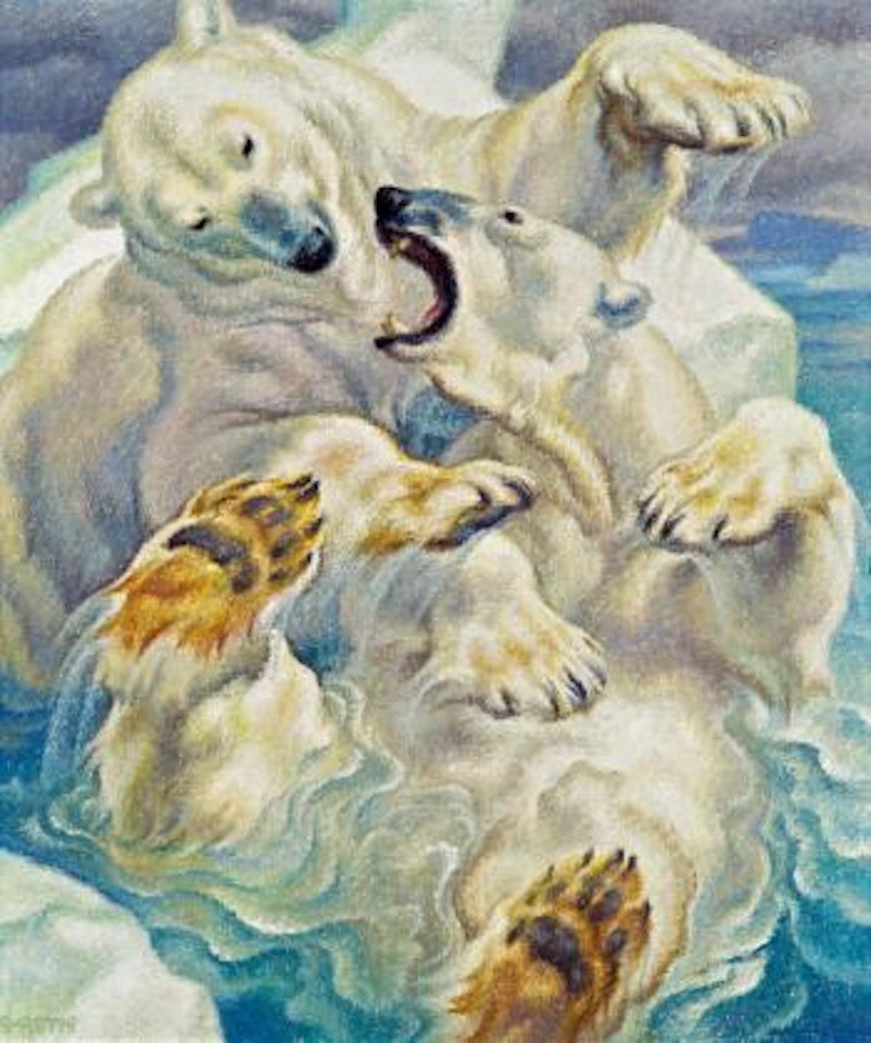 Eisbären by Norbertine Bresslern-Roth