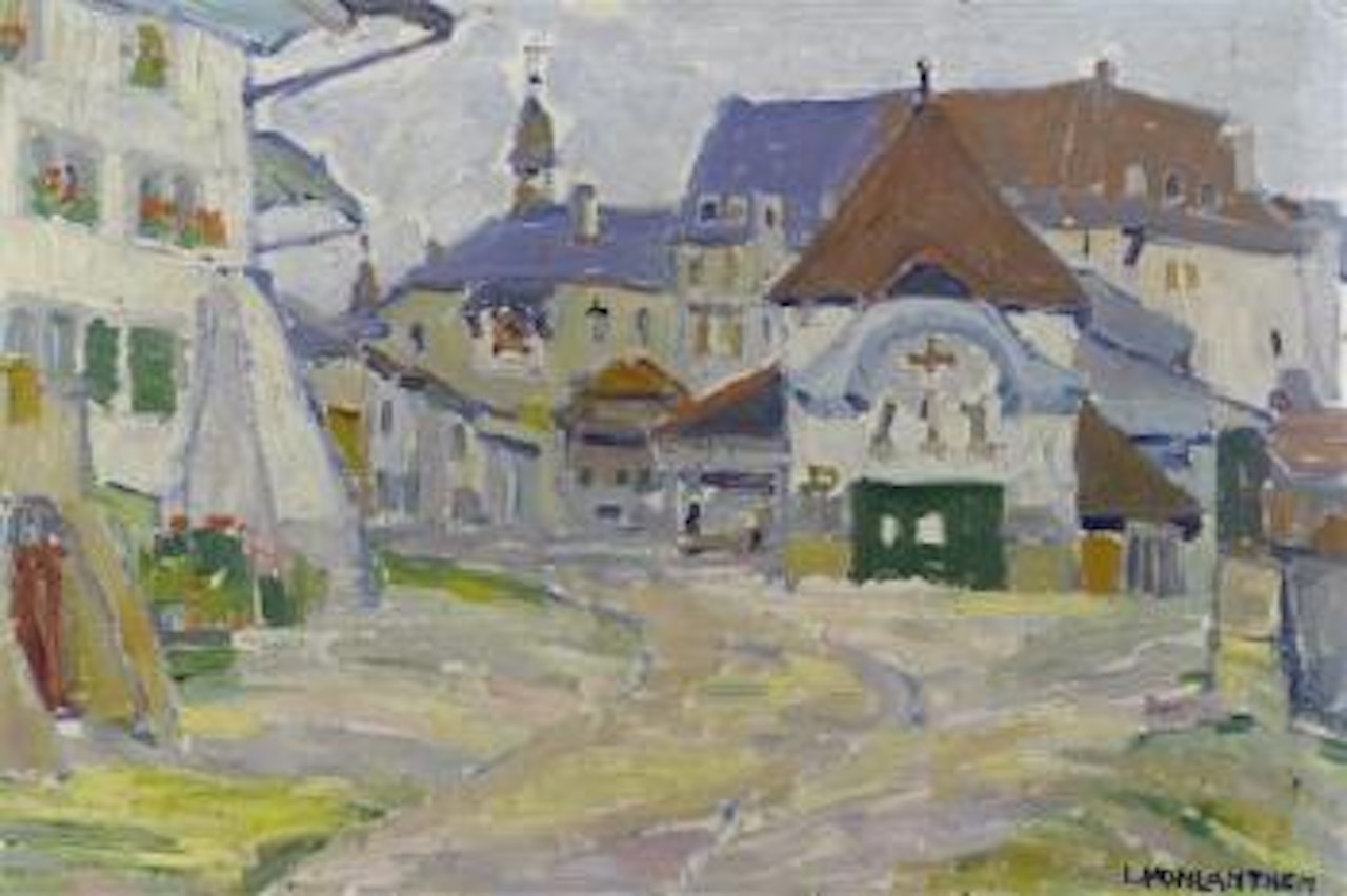 Kirchplatz by Louis Vonlanthen