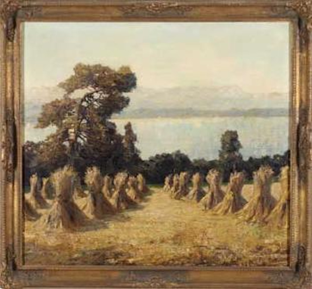 Garben am See by Otto Pippel
