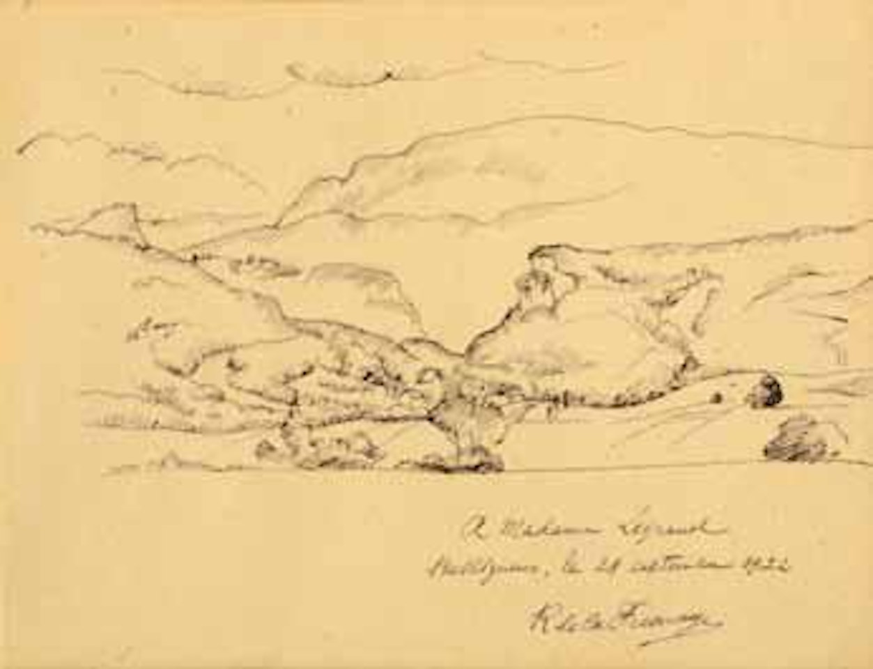 Paysage de l'Ain by Roger de la Fresnaye