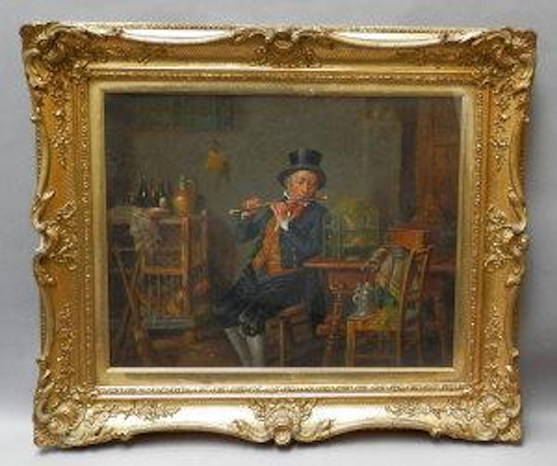 His favourite tune. The Connoisseur by Hermann Kern