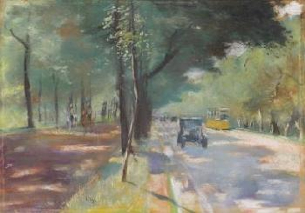 Allee im Tiergarten by Lesser Ury