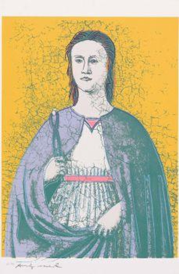 Saint Apollonia by Andy Warhol