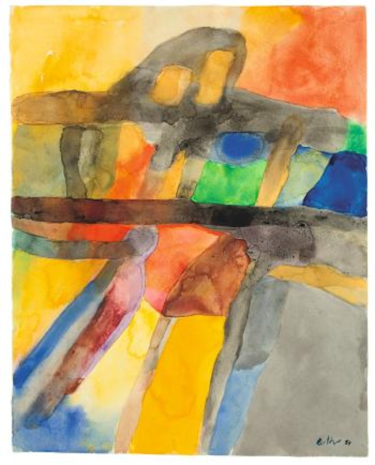 Aquarell Nr. 1225 A by Maurice Esteve