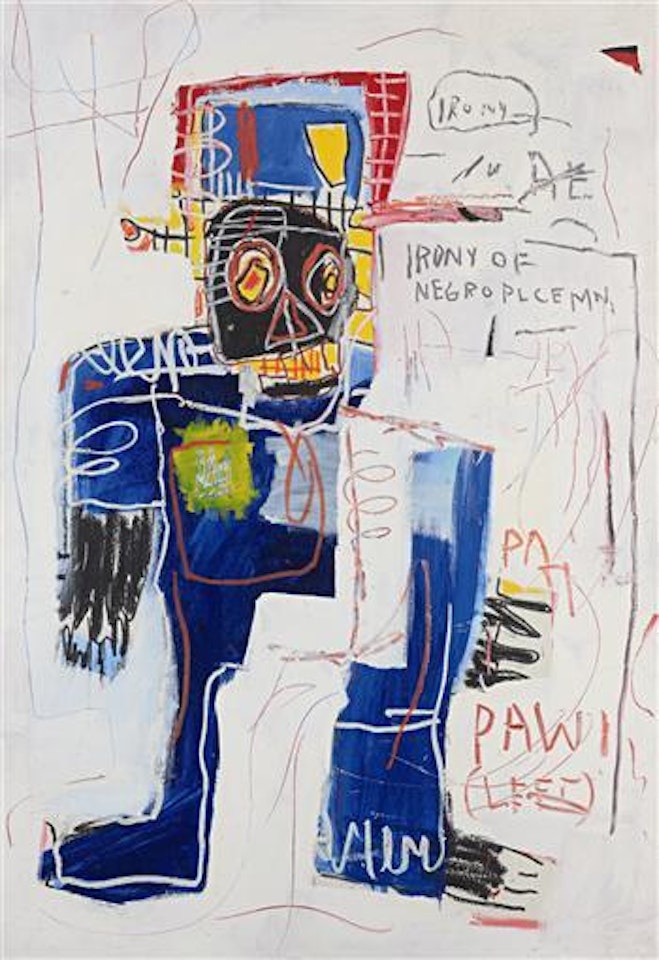 Irony of Negro Policeman by Jean-Michel Basquiat