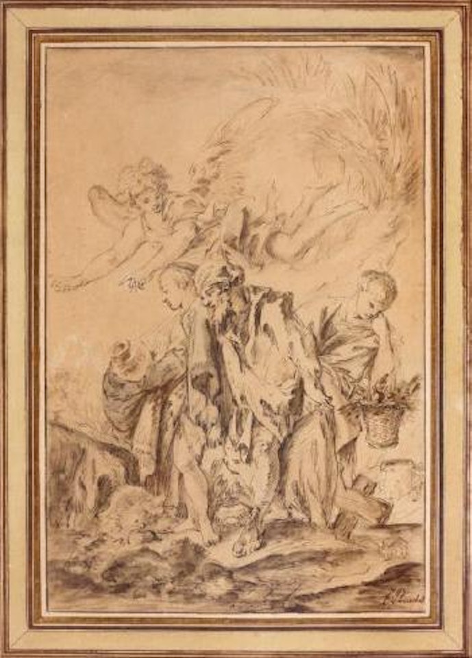 Loth et ses filles by Francois Boucher