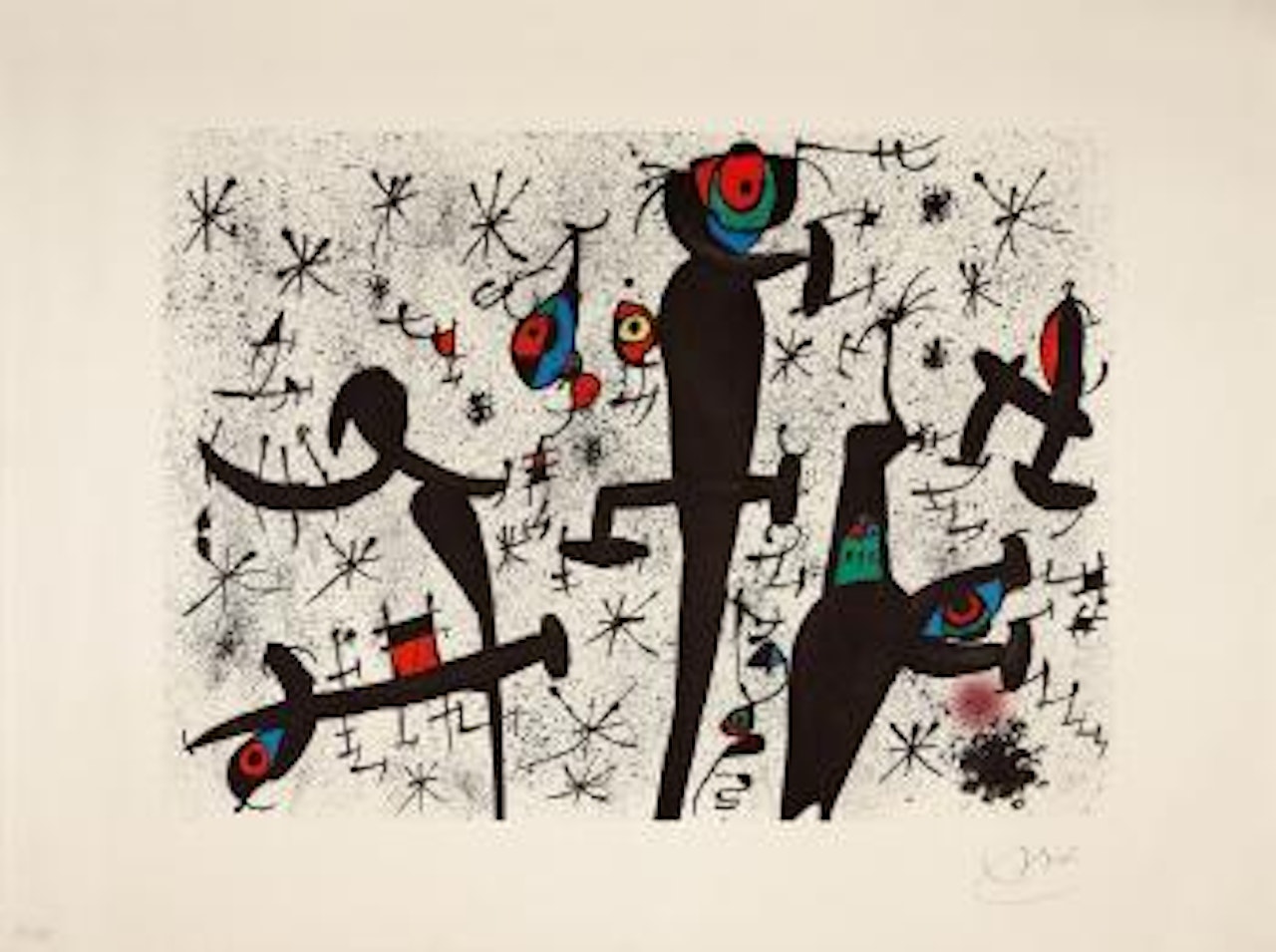 Homenatge a Joan Prats by Joan Miró